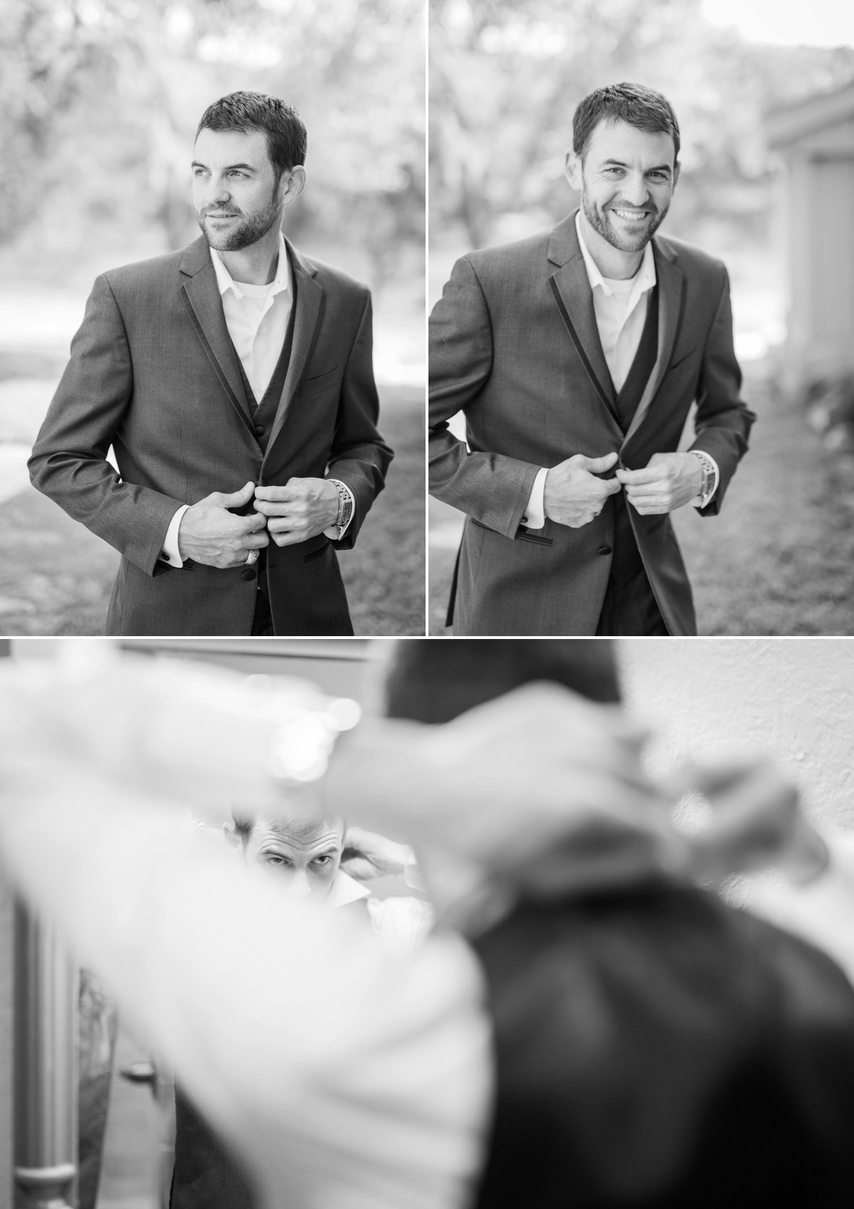 Montesino Ranch Wedding groom getting ready