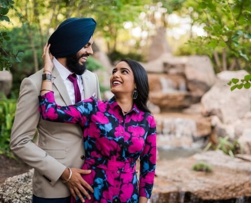 Deepa-Gurneet South Asian Houston Engagements photo by Nate Messarra