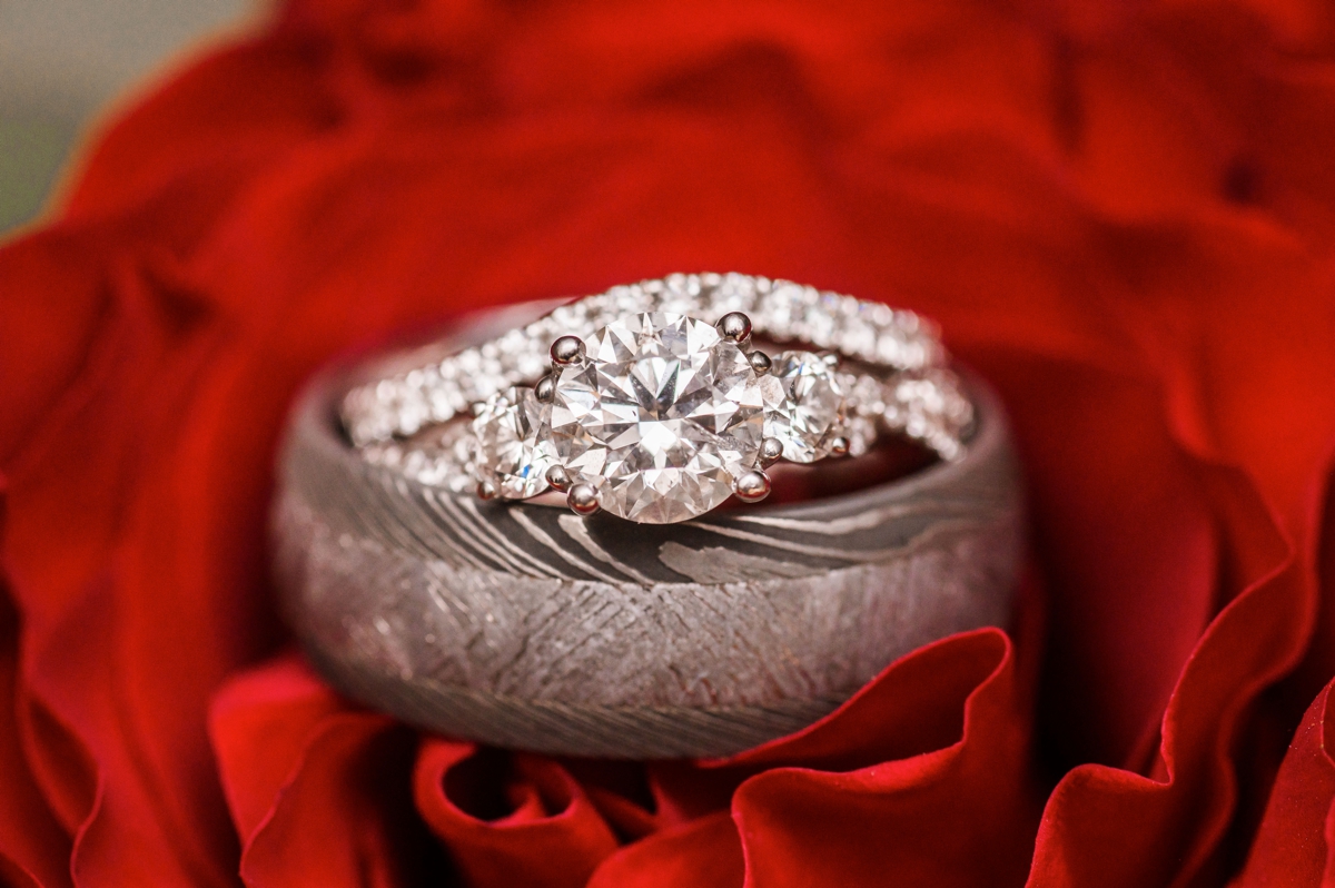 Houston Hotel Wedding Ring Detail Photo