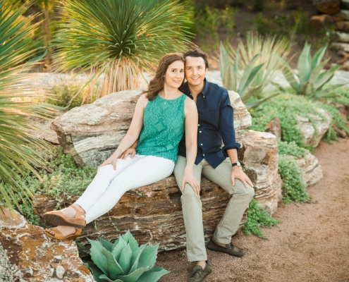 Unique Houston Engagement Session at the Houston Botanic Garden