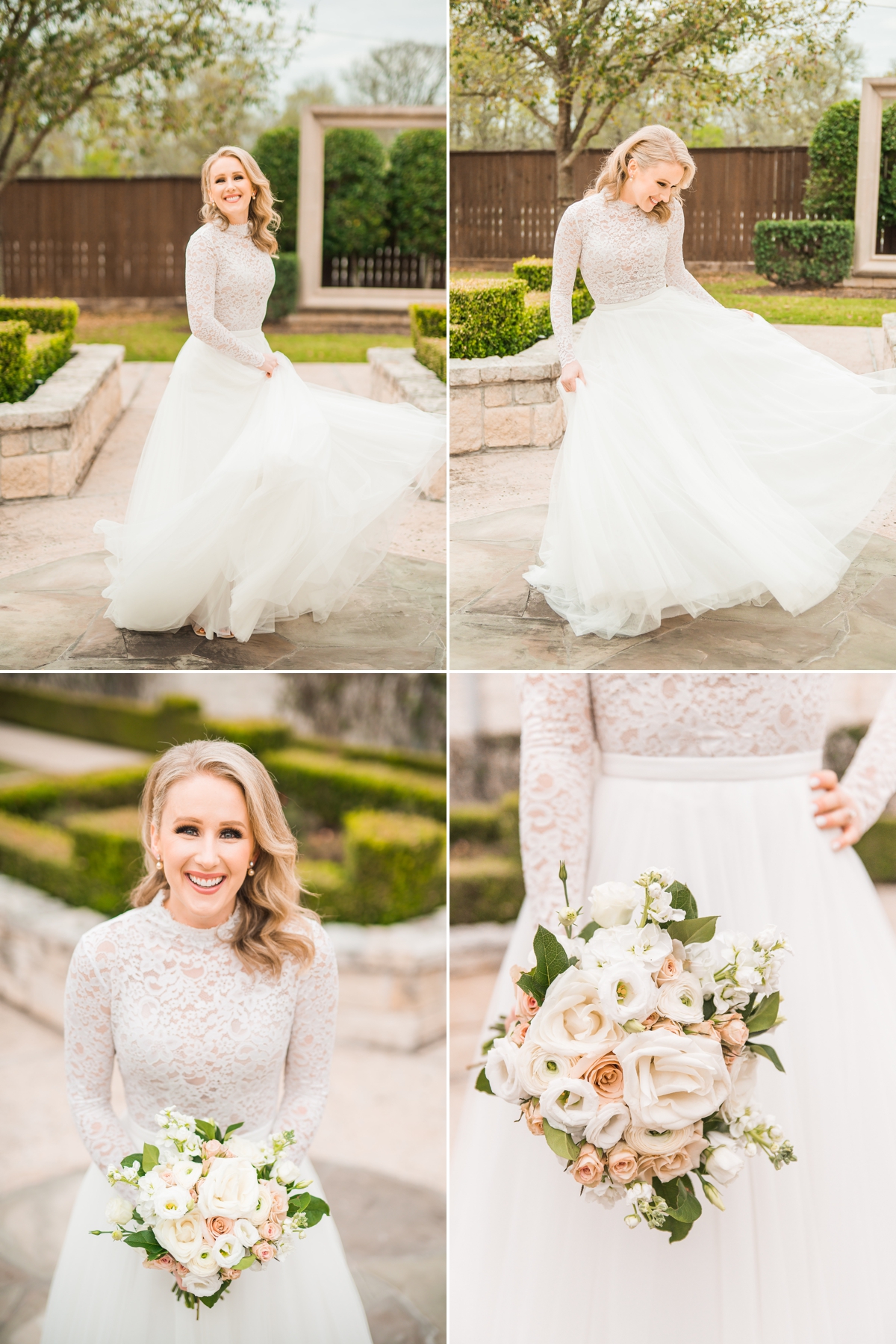 Bridal Portraits for Briscoe Manor Wedding