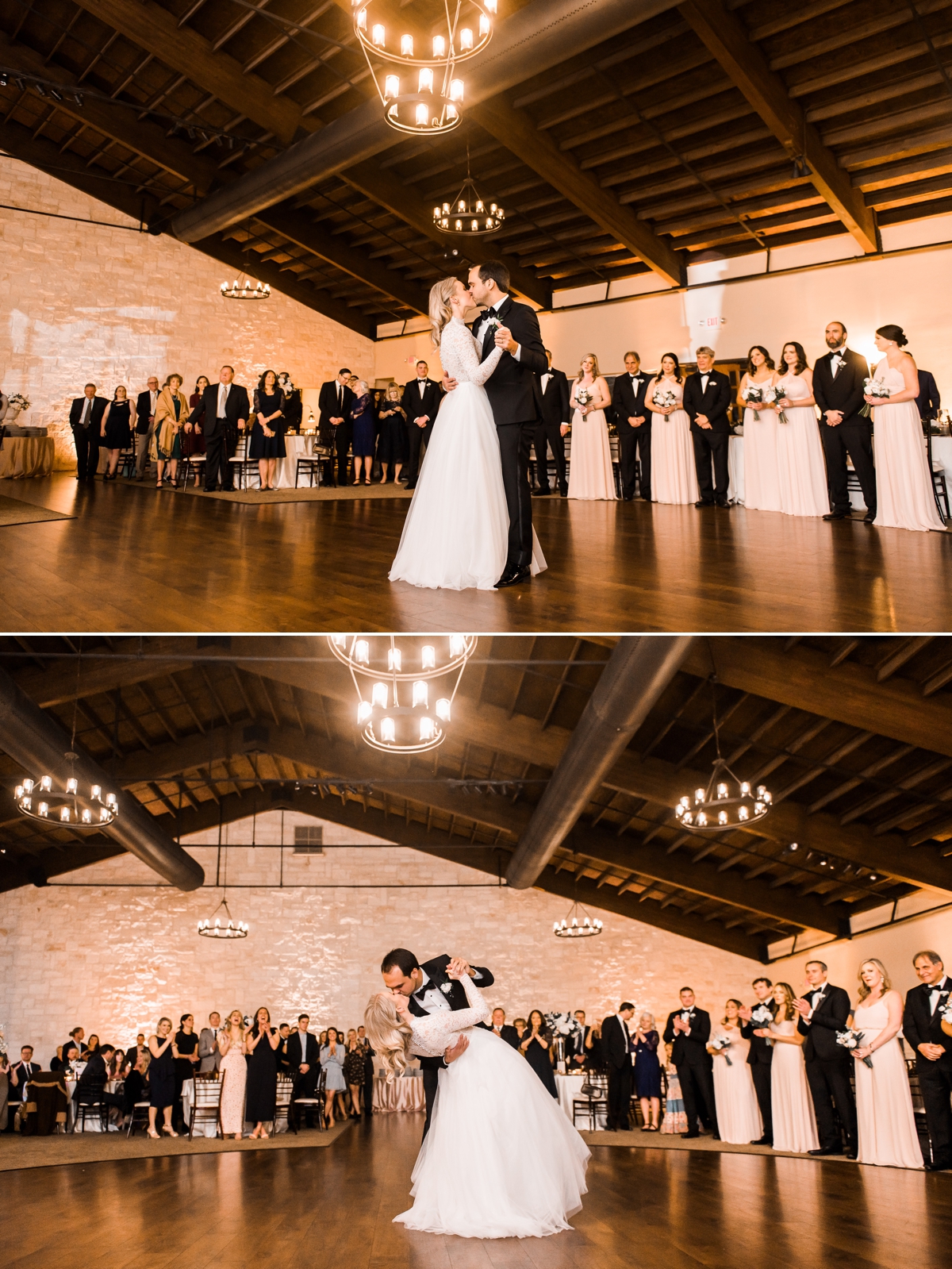 Bride and Groom First Dance at Briscoe Manor Wedding