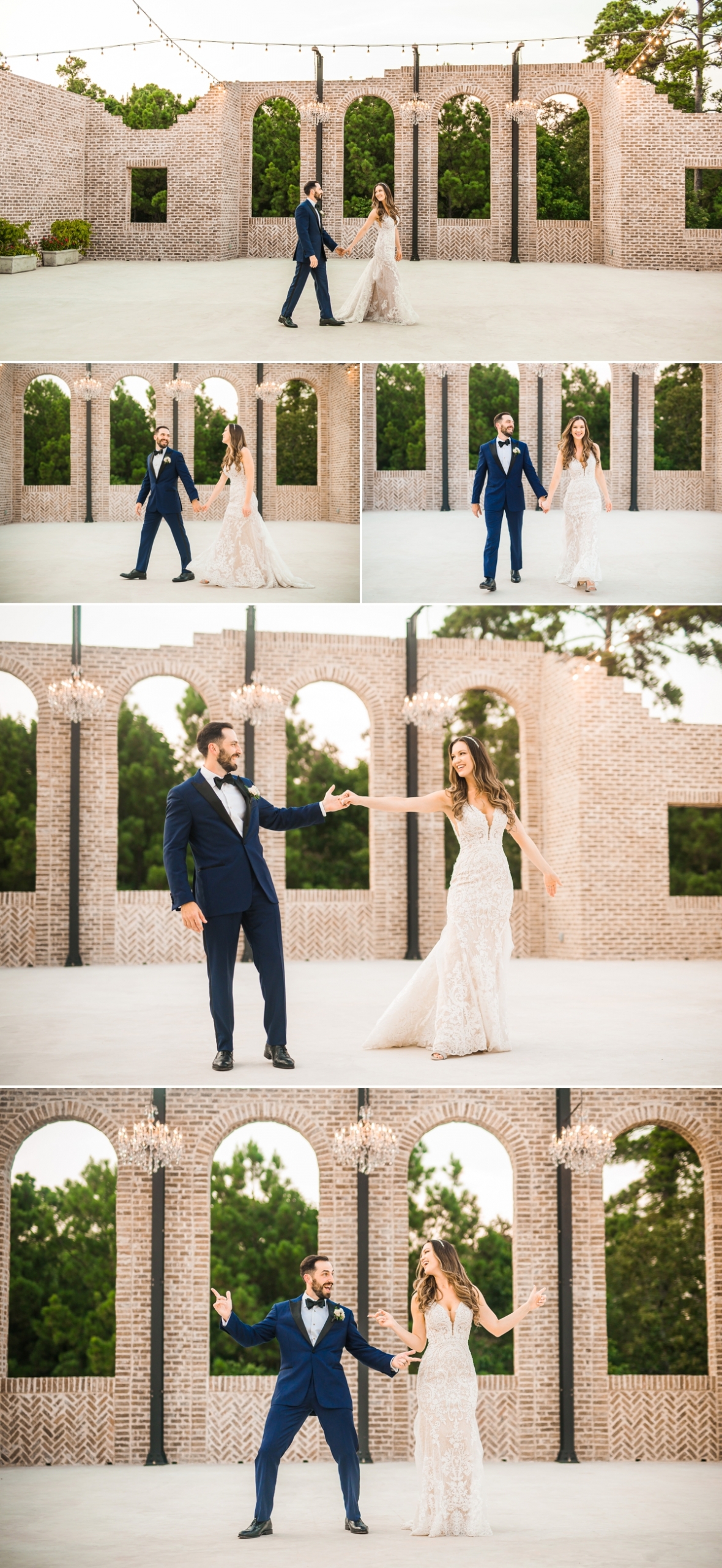 Iron Manor Bride and Groom Portraits outdoors